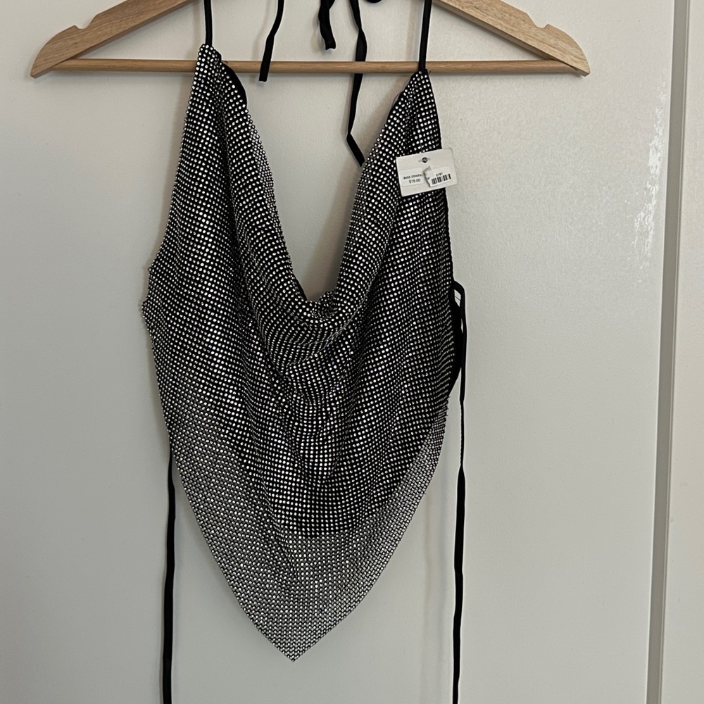 Sparkly V Shape Top